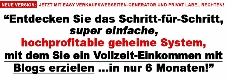Entdecken Sie das Schritt für Schritt, super einfache, hochprofitabel geheime System